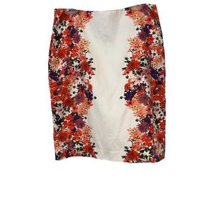 Floral Marisa Christina Pencil Skirt (Size 4)